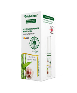 Crema hidratanta matifianta pentru ten mixt cu bambus si migdale dulci 45 ml – Leonard Radutz Formula – VivaNatura