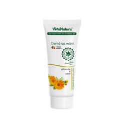 Cremă de mâini cu galbenele si catina 75 ml – Leonard Radutz Formula – VivaNatura