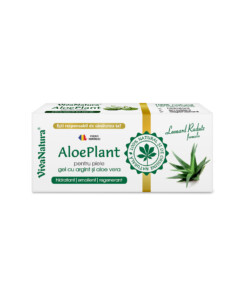 Aloe Plant – gel cu argint si Aloe Vera 100% natural 20 ml – Leonard Radutz Formula – VivaNatura