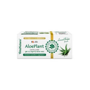 Aloe Plant – gel cu argint si Aloe Vera 100% natural 20 ml – Leonard Radutz Formula – VivaNatura