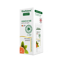 Crema de fata pentru ten gras cu Aloe Vera cu grapefruit 75 ml – Leonard Radutz Formula – VivaNatura
