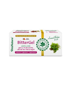 BitterGel pentru piele - gel cu 70 de plante, ulei de Tea Tree și argint 20 ml - Leonard Radutz Formula – VivaNatura