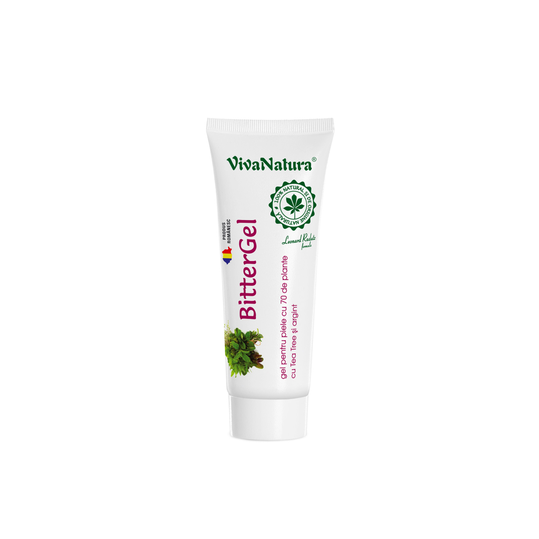 BitterGel pentru piele - gel cu 70 de plante, ulei de Tea Tree și