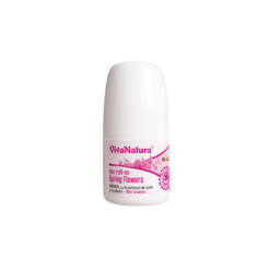 Deo roll-on natural Spring Flowers cu bicaorbonat și bisabolol, 50ml – Leonard Radutz Formula – VivaNatura