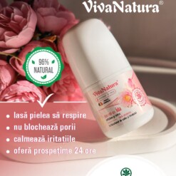 Deo roll-on natural IDA cu bicarbonat de sodiu și bisabolol, 50 ml – Leonard Radutz Formula – VivaNatura