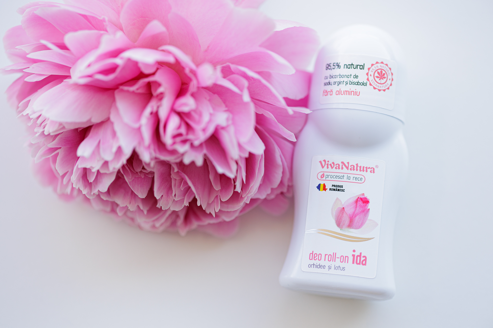 Deo roll-on natural IDA Orhidee și Lotus, 50 ml – Leonard Radutz Formula – VivaNatura