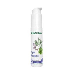 Apă de gură naturală cu salvie și argilă 45ml - Leonard Radutz formula - VivaNatura
