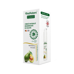 Cremă naturală regenerantă de noapte cu avocado și resveratrol 45 ml – Leonard Radutz Formula – VivaNatura