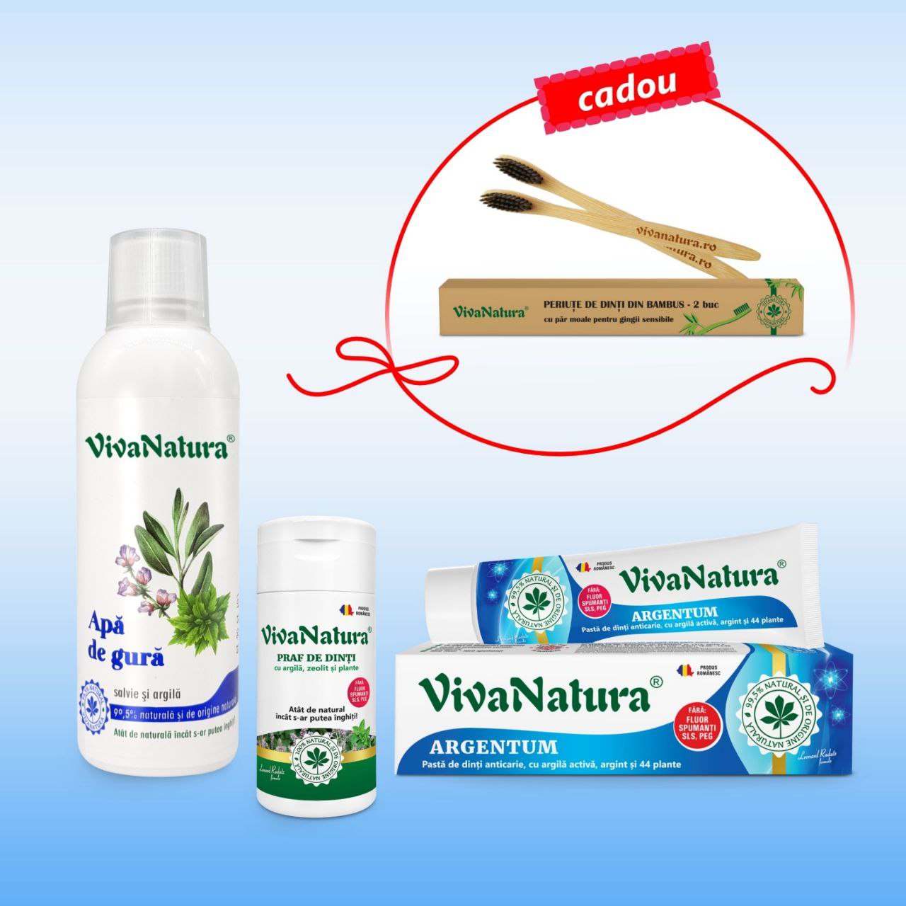 Pachet Natural pentru Îngrijire Orală – VivaNatura